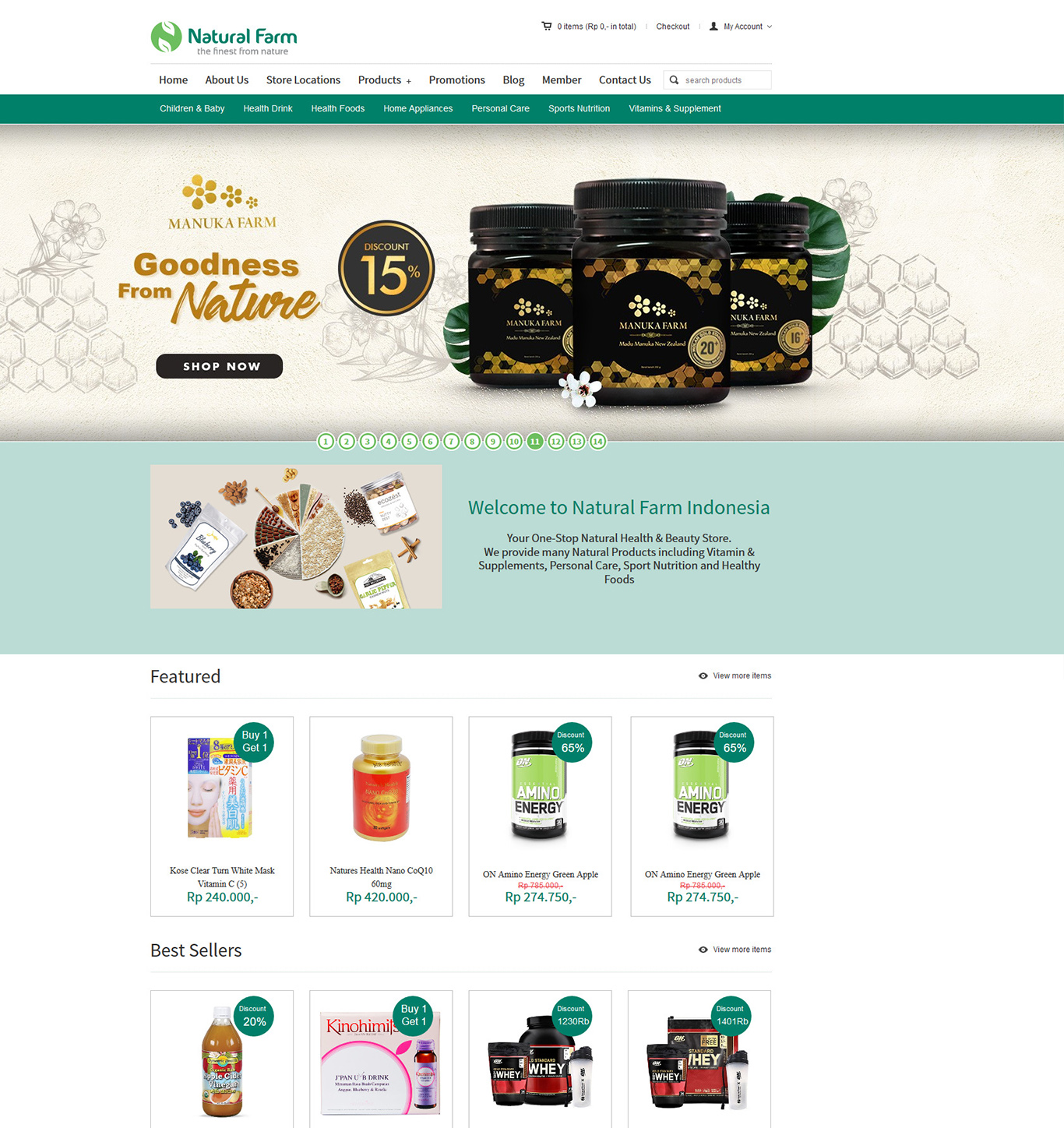 Komunigrafik project portfolio inspiration template web design and web developer, Toko Online, eCommerce, payment gateway, Jakarta Timur, Indonesia