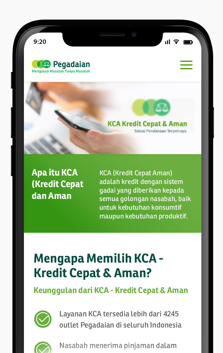 Komunigrafik ui-ux web design and development Indonesia - Project Showcase and Portfolio Responsive Mobile